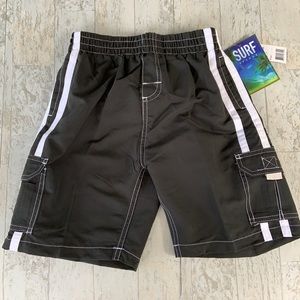 NEW! Black Boys Swim Trunk Board Short 4 5 6 7